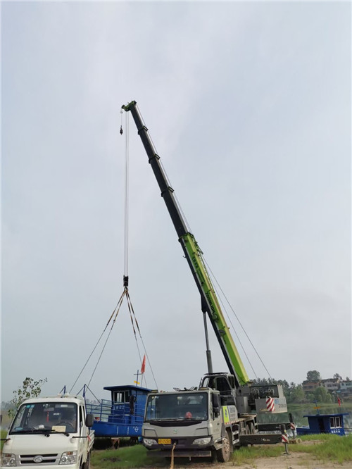 柯坪县桥梁建设吊装案例
